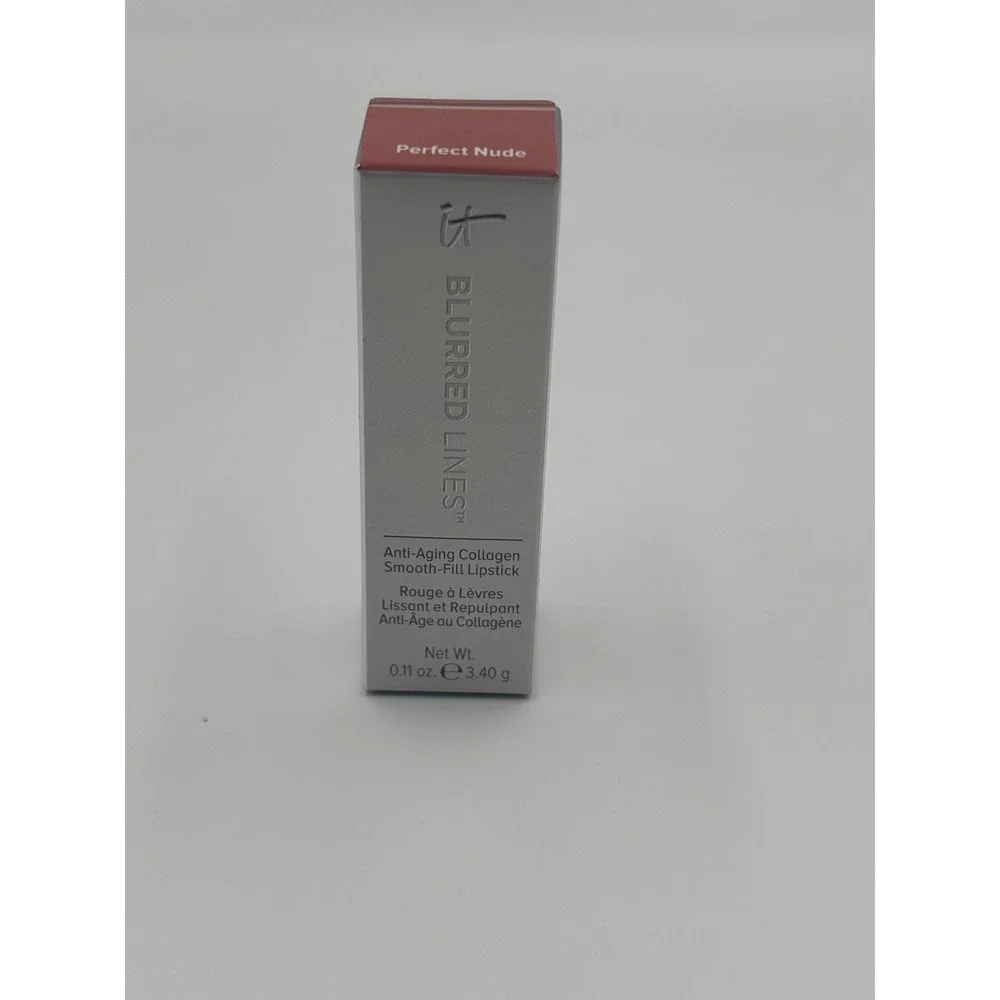 IT‎ Cosmetics Blurred Lines Anti-Aging Collagen Lipstick Perfect Nude 0.11oz New